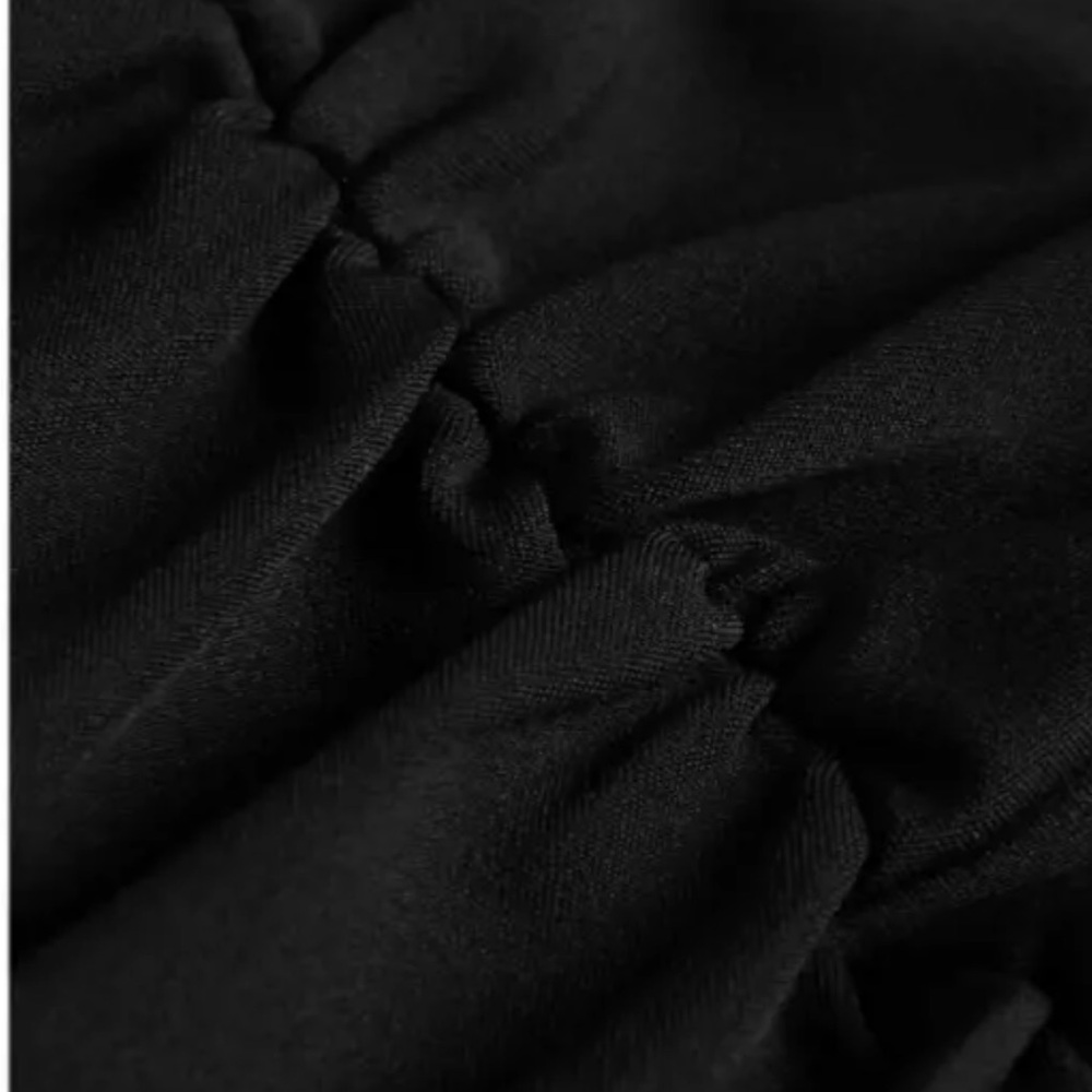 Express NEW EXPRESS Body Contour Long Sleeve Cutout Mini Dress, Black XSmall - Picture 6 of 6
